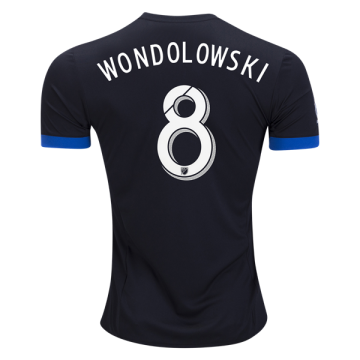 2017-18 San Jose Earthquakes Home Blue Football Jersey Shirts Wondolowski #8