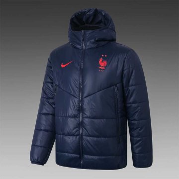 2020-21 France Navy Men's Football Winter Jacket
