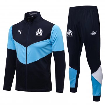 Olympique Marseille 2021-22 Royal Soccer Traning Suit (Jacket + Pants) Men's