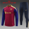 Barcelona 2024-25 Red Soccer Training Suit Kid's