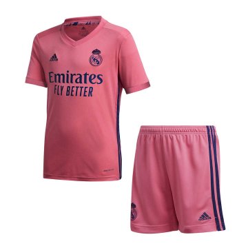 2020-21 Real Madrid Away Kids Football Kit (Shirt + Shorts)