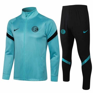 2021-22 Inter Milan Green Football Training Suit (Jacket + Pants) Men's