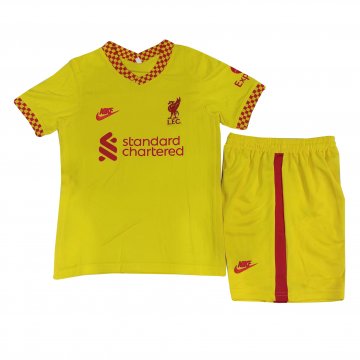 Liverpool 2021-22 Third Soccer Jerseys + Short Kid's