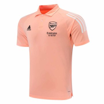 2020-21 Arsenal UCL Chalk Coral Men's Football Polo Shirt
