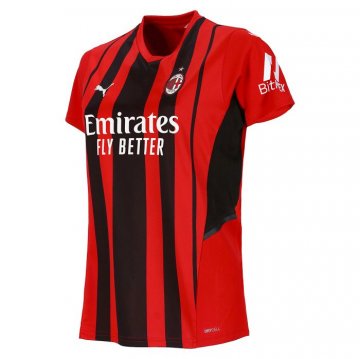 AC Milan 2021-22 Home Women's Soccer Jerseys