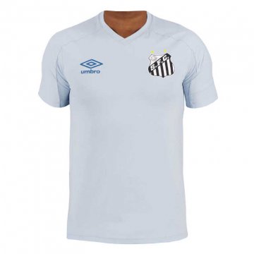 2020-21 Santos FC Light Blue Warming Up Men Football Training Shirt