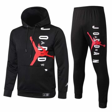 2020-21 PSG x JORDAN Hoodie Black ​II Men's Football Training Suit(Sweatshirt + Pants) [46912643]