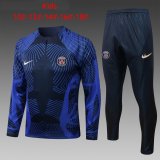 PSG Royal 3D Soccer Training Suit Kid's 2022-23