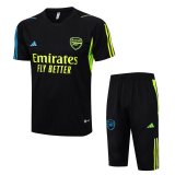 Arsenal 2023-24 Black Soccer Jerseys + Short Men's