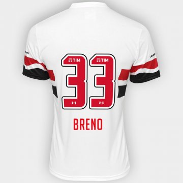 2016-17 Sao Paulo Home White Football Jersey Shirts Breno #33