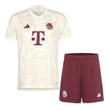 Bayern Munich 2023-24 Third Away Soccer Jerseys + Short Kid's
