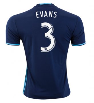2016-17 Seattle Sounders Third Navy Football Jersey Shirts EVANS #3