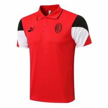 AC Milan 2021-22 Red II Soccer Polo Jerseys Men's