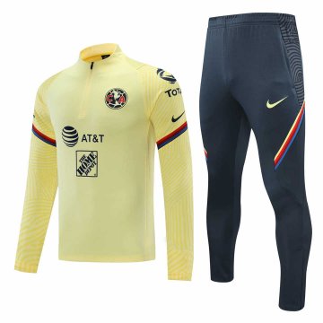 2020-21 Club America Yellow Men's Football Training Suit