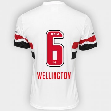 2016-17 Sao Paulo Home White Football Jersey Shirts Wellington #6