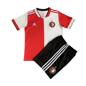 2021-22 Feyenoord Home Football Jersey Shirts + Short Kid's [2021050194]