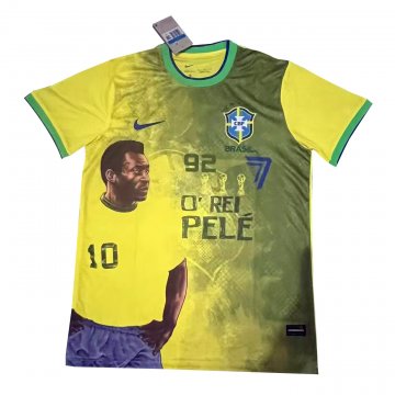 #Special Edition Brazil 2022 Yellow Pele Soccer Jerseys Men's