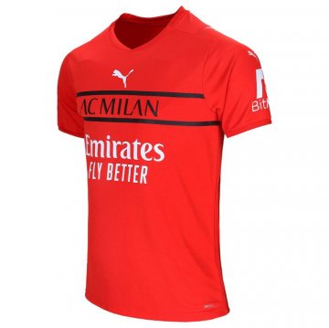 AC Milan 2021-22 Third Goalkeeper Short Sleeve Men's Soccer Jerseys