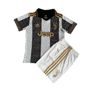 2021-22 Juventus x Mochino White Football Jersey Shirts + Short Kid's