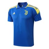 Juventus 2021-22 Blue Soccer Polo Jerseys Men's