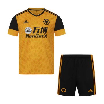 2020-21 Wolverhampton Home Kids Football Kit(Shirt+Shorts)