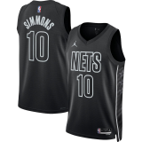 Ben Simmons #10 Brooklyn Nets 2022-23 Black Jerseys Men's