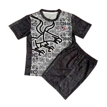 2021-22 Club America Black Football Kit (Shirt + Short) Kid's [2020128146]