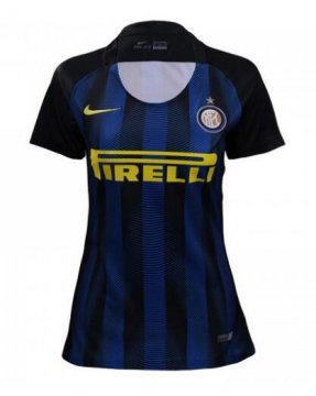 Inter Milan Women Home Blue Football Jersey Shirts 2016-17
