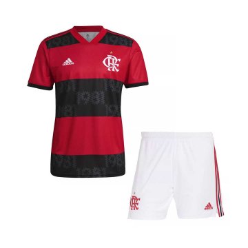2021-22 Flamengo Home Football Kit (Shirt + Short) Kid's