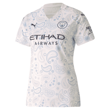 2020-21 Manchester City Third Women Football Jersey Shirts