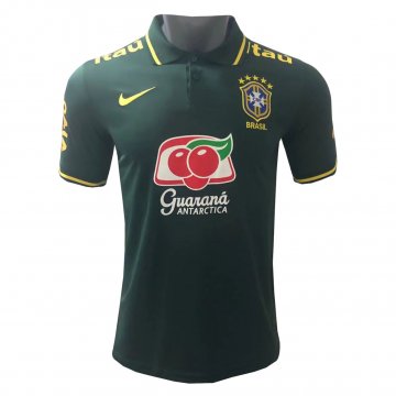 Brazil 2022 Green Soccer Polo Jerseys Men's