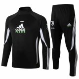 2019-20 Juventus x Palace Black Men's Football Training Suit(Sweater + Pants)