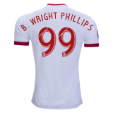 2017-18 New York Red bulls Home White Football Jersey Shirts Bradley Wright-Phillips #99