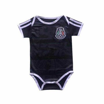 2020 Mexico Home Black Baby Infant Football Suit