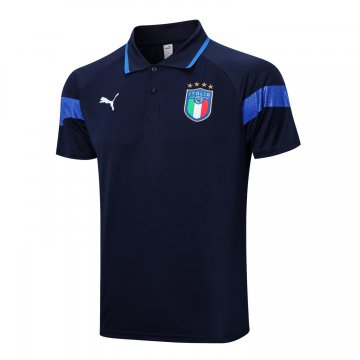 Italy 2023 Royal Soccer Polo Jerseys Men's
