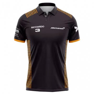 McLaren Lando Norris 2022 Purple F1 Team Polo Shirt Men's