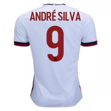 2017-18 AC Milan Away White Football Jersey Shirts André Silva #9