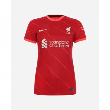 Liverpool 2021-22 Home Women's Soccer Jerseys