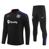 Barcelona 2024-25 Black Soccer Training Suit Men's