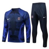 PSG Navy 3D Print Soccer Training Suit Men's 2022-23