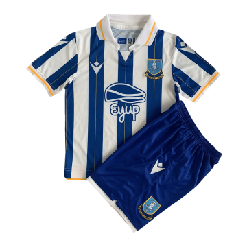 Sheffield Wednesday 2023-24 Home Soccer Jerseys + Short Kid's