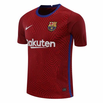 2020-21 Barcelona Goalkeeper Red Men Football Jersey Shirts
