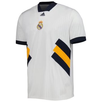 Real Madrid 2023-24 Icon White Soccer Jerseys Men's