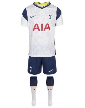 2020-21 Tottenham Hotspur Home Kids Football Kit(Shirt+Shorts+Socks)