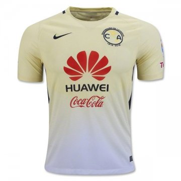 Club America Home Yellow Football Jersey Shirts 2016-17 [2017529]