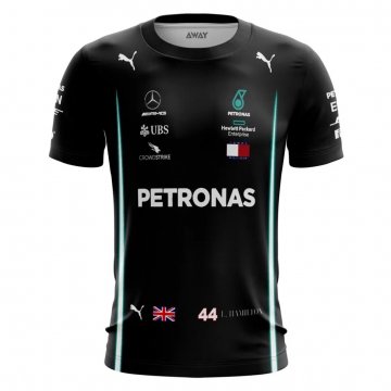 Mercedes AMG Petronas 2021 Black F1 Team T-Shirt Men's