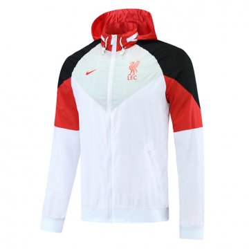 2021-22 Liverpool White All Weather Windrunner Jacket Men's