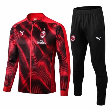 2019-20 AC Milan Red Men's Football Training Suit(Jacket + Pants)