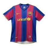 #Retro Barcelona 2007/2008 Home Soccer Jerseys Men's