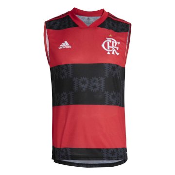2021-22 Flamengo Home Football Singlet Shirt Men's